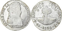 Bolivien 4 Soles Potosi, Silber, SS, KM:96a.2 -