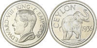 1 Crown 1936 Ceylon Edward VIII, PP, Kupfer-Nickel, UNZ, KM:FM118 UNZ