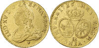 Frankreich Louis d'Or Louis XV, Strasbourg, Gold, S+, Gadoury:340 -