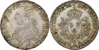 Frankreich Ecu aux branches d'olivier Louis XVI, Paris, Silber, SS -