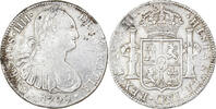 Mexiko 8 Reales Charles IV, Mexico City, Silber, S+, KM:109 -