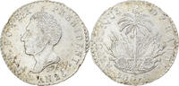 Haiti 100 Centimes Jean-Pierre Boyer, Silber, SS+, KM:A23 -