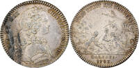betaalpenning 1723 Frankreich Louis XV, Galères, Silber, VZ SS+
