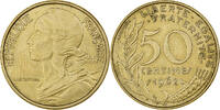 Frankreich 50 Centimes Marianne, Paris, Aluminum-Bronze, VZ, Gadoury:427 -