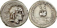Denarius Fonteia, Rome, Silber, SS, Crawford:351/1 -