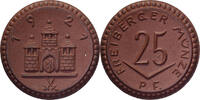 Deutschland, Weimarer Republik 25 Pfennig Stadt Freiberg, UNZ, Porzellan -