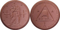 Deutschland, Weimarer Republik 10 Mark Berlin, undated (1921), UNZ, Porzellan -