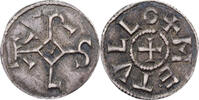 Frankreich Obol Charles le Chauve, Melle, Silber, SS, Prou:704-705 -