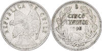 Chile 5 Centavos 1896 Santiago Santiago, Silber, SS, KM:155.1
