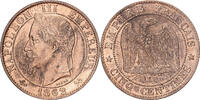 Frankreich 5 Centimes Napoleon III, Bordeaux, Bronze, UNZ, Gadoury:155 -