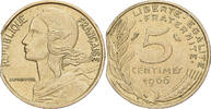 Frankreich 5 Centimes Marianne, MDP, Clipped, Bronze-Aluminium, VZ -