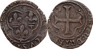 Frankreich Double Tournois François Ier, Billon, S, Gadoury:188 -