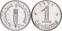 Frankreich 1 Centime Épi, MDP, Coin alignment, Stainless Steel, UNZ -