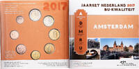 Niederlande Set 1 ct. - 2 Euro Amsterdam, BU, Utrecht, STGL -