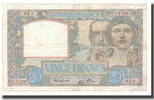 Frankreich 20 Francs Science et Travail, 1942-01-08, S+, Fayette:12.21 -