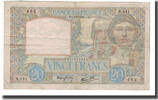 Frankreich 20 Francs Science et Travail, 1940-08-01, S, Fayette:12.5 -
