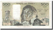 Frankreich 500 Francs Pascal, 1986-02-06, SS, Fayette:71.34, KM:156e -