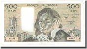 Frankreich 500 Francs 1991-05-02, SS+, Fayette:71.47, KM:156h -