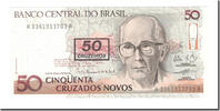 50 Cruzados Novos  Brasilien Geldschein, KM:219b, UNZ UNZ