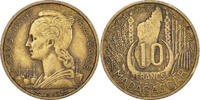 Madagascar 10 Francs Münze -