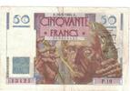 Frankreich 50 Francs Le Verrier, 1946-05-16, SS, Fayette:20.4, KM:127a -