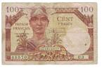Frankreich 100 Francs 1947 French Treasury, S, Fayette:VF32.1, KM:M9 -