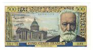 Frankreich 500 Francs Victor Hugo, 1957-12-05, UNZ, Fayette:35.07 -