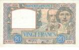 Frankreich 20 Francs Science et Travail, Q.1077, SS+, Fayette:12.7 -