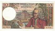 Frankreich 10 Francs Voltaire, K.103, SS+, Fayette:62.10, KM:147a -