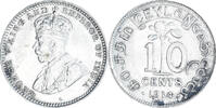 Ceylon 10 Cents Münze -