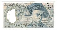 Frankreich 50 Francs Quentin de La Tour, U.69 433824, SS, Fayette:67.17 -