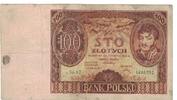 Polen 100 Zlotych Geldschein, 1932-06-02, KM:74a, SS -