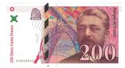 Frankreich 200 Francs Eiffel, D035094987, UNZ, Fayette:75.02, KM:159a -