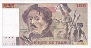 Frankreich 100 Francs Delacroix, J.189, SS, Fayette:69BIS.2e2 -
