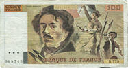 Frankreich 100 Francs Delacroix, B.129, SS, Fayette:69.12 -