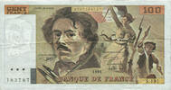 Frankreich 100 Francs Delacroix, S.191, SS, Fayette:69bis.4a -