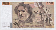 Frankreich 100 Francs Delacroix, E.227, SS+, Fayette:69bis.8 -