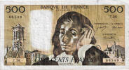 Frankreich 500 Francs Pascal, T.26, S+, Fayette:71.7 -