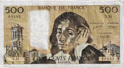 Frankreich 500 Francs Pascal, Y.31, S+, Fayette:71.9 -