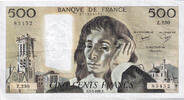 Frankreich 500 Francs Pascal, Z.230, SS, Fayette:71.33 -