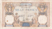 Frankreich 1000 Francs Cérès et Mercure, W.3166, SS, Fayette:38.9 -
