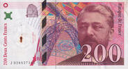 Frankreich 200 Francs Eiffel, J038857345, SS, Fayette:75.3a, KM:159b -