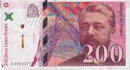Frankreich 200 Francs Eiffel, R056357723, SS, Fayette:75.4b, KM:159b -