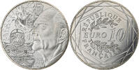 Frankreich 10 Euro Jacques Chirac, Silber, UNZ -