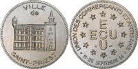 Frankreich Ecu Saint-Priest, Kupfer-Nickel, VZ -