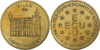 Frankreich Ecu Saint-Priest, Copper-Nickel-Aluminum, VZ -