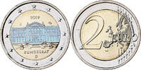 Deutschland 2 Euro Bundesrat, Colourized, Munich, Bi-Metallic, UNZ -