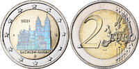 Deutschland 2 Euro Sachsen-Anhalt, Colourized, Stuttgart, Bi-Metallic -