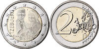 Luxemburg 2 Euro Bi-Metallic, UNZ, KM:New -