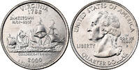 Vereinigte Staaten Quarter Quarter Dollar, U.S. Mint, Virginia 1788 -